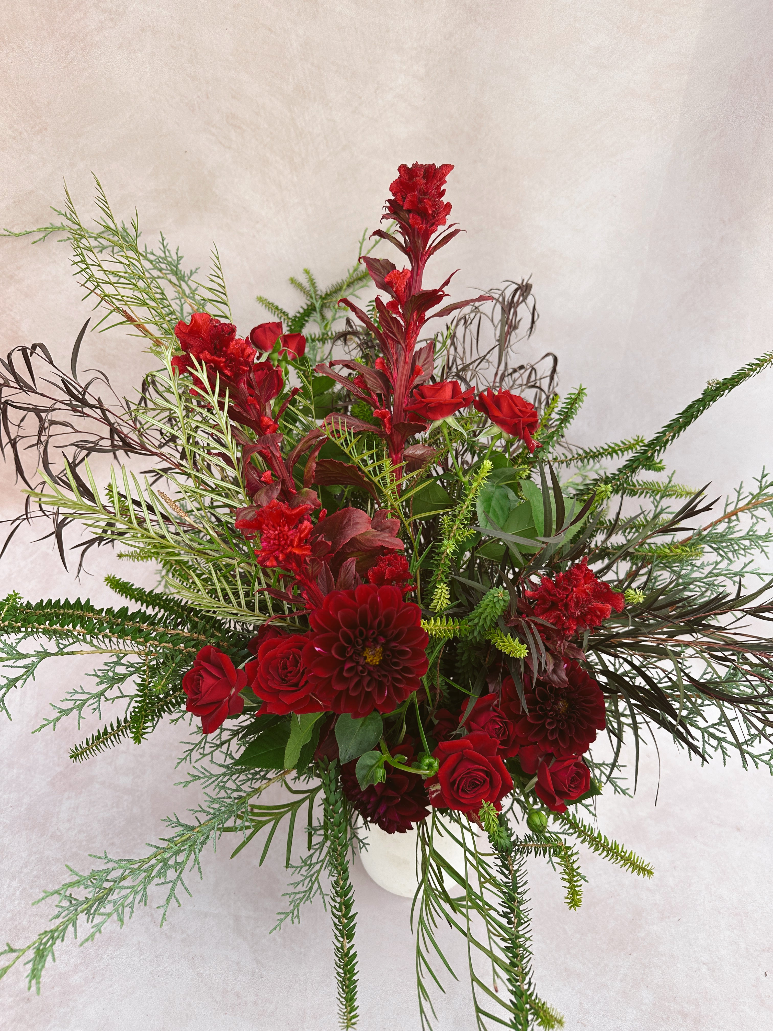 Holiday Vase Arrangement | Tall