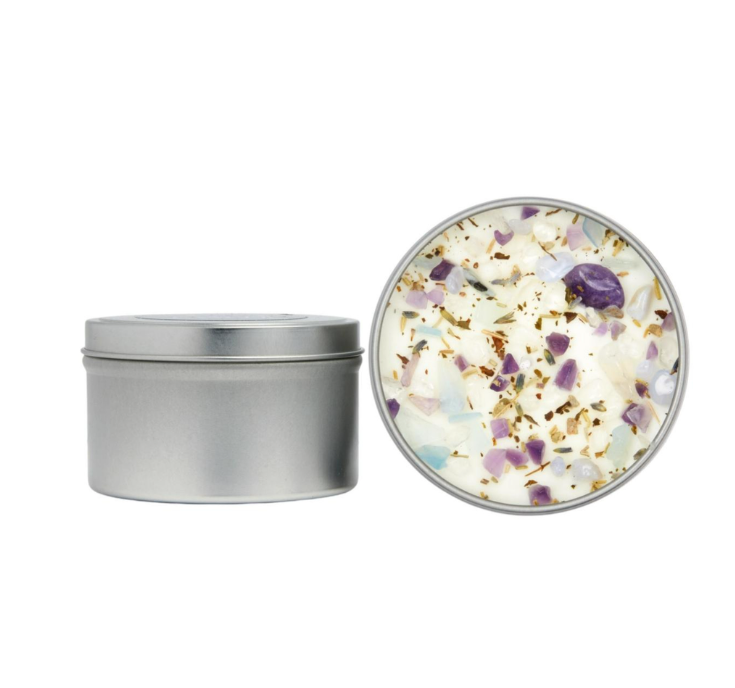 Peaceful Home Crystal Candle