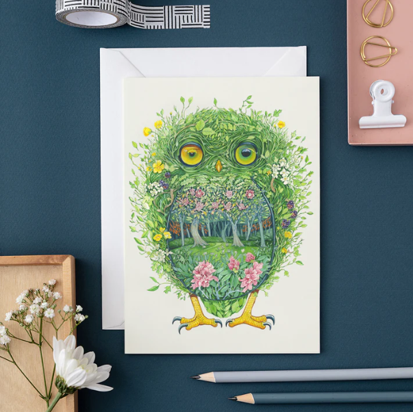 Owl from the Wild Wood Card