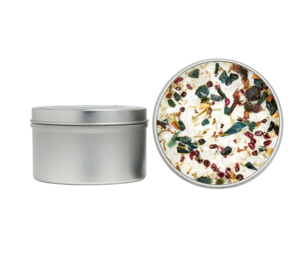 Christmas Morning Crystal Candle